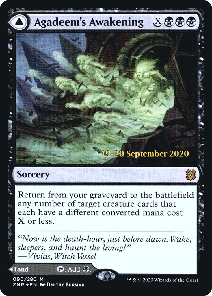 Agadeem's Awakening // Agadeem, the Undercrypt · Zendikar Rising Promos