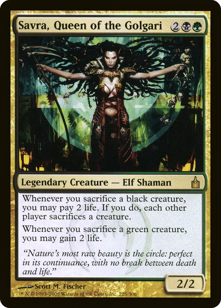 Savra, Queen of the Golgari · Ravnica: City of Guilds