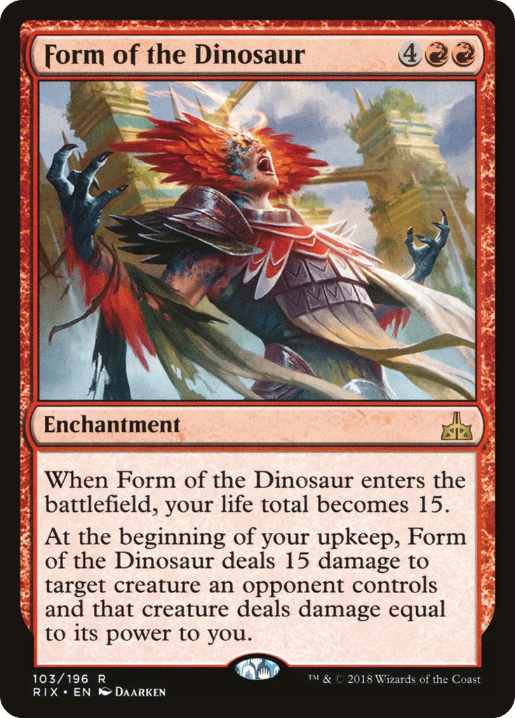 Form of the Dinosaur · Rivals of Ixalan