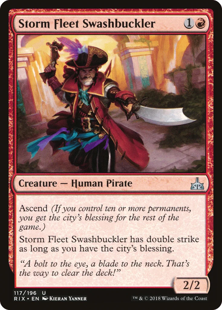 Storm Fleet Swashbuckler · Rivals of Ixalan