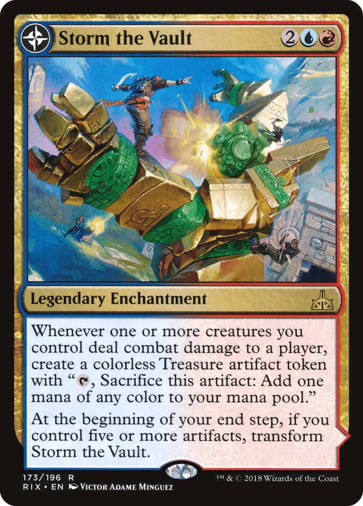Storm the Vault // Vault of Catlacan · Rivals of Ixalan