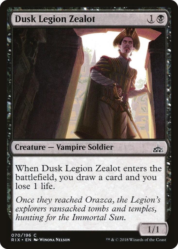 Dusk Legion Zealot · Rivals of Ixalan