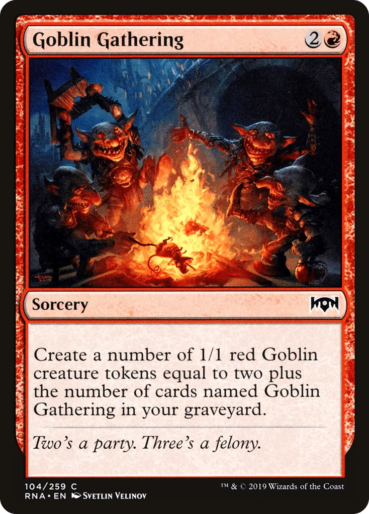 Goblin Gathering · Ravnica Allegiance