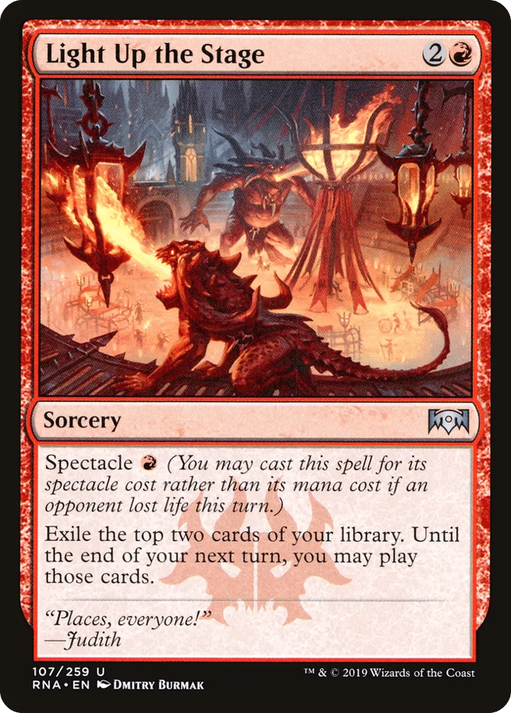 Light Up the Stage · Ravnica Allegiance