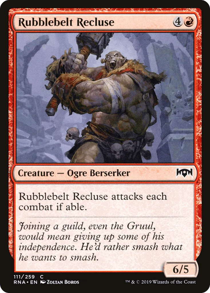Rubblebelt Recluse · Ravnica Allegiance