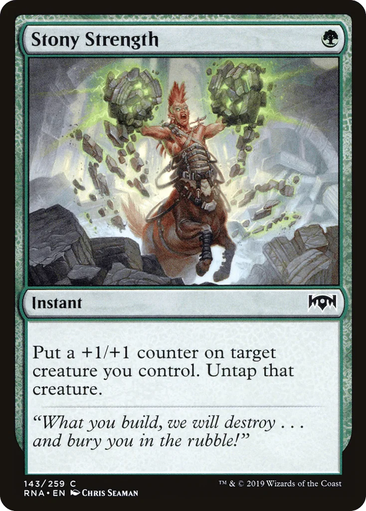 Stony Strength · Ravnica Allegiance