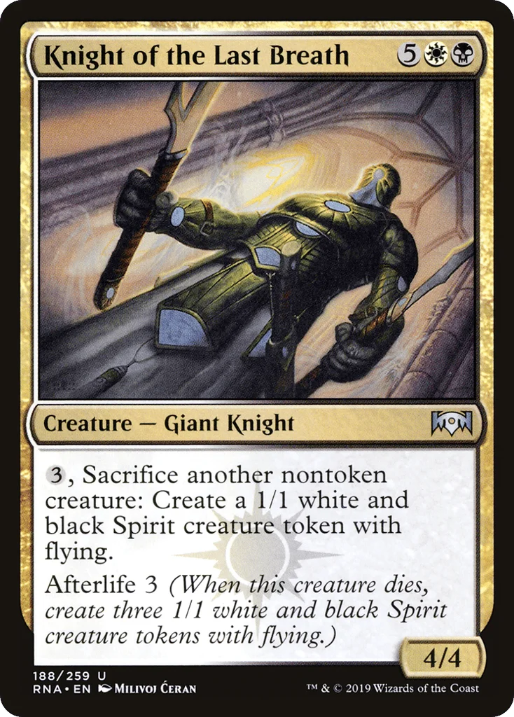 Knight of the Last Breath · Ravnica Allegiance