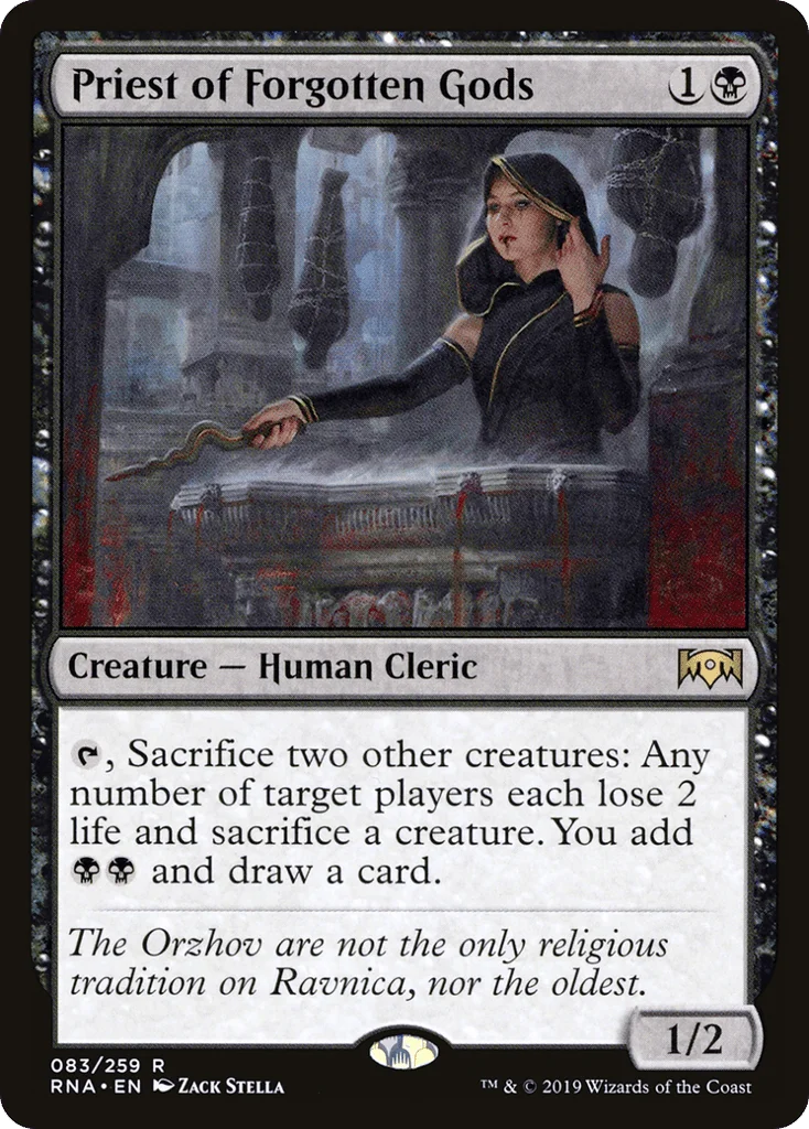 Priest of Forgotten Gods · Ravnica Allegiance