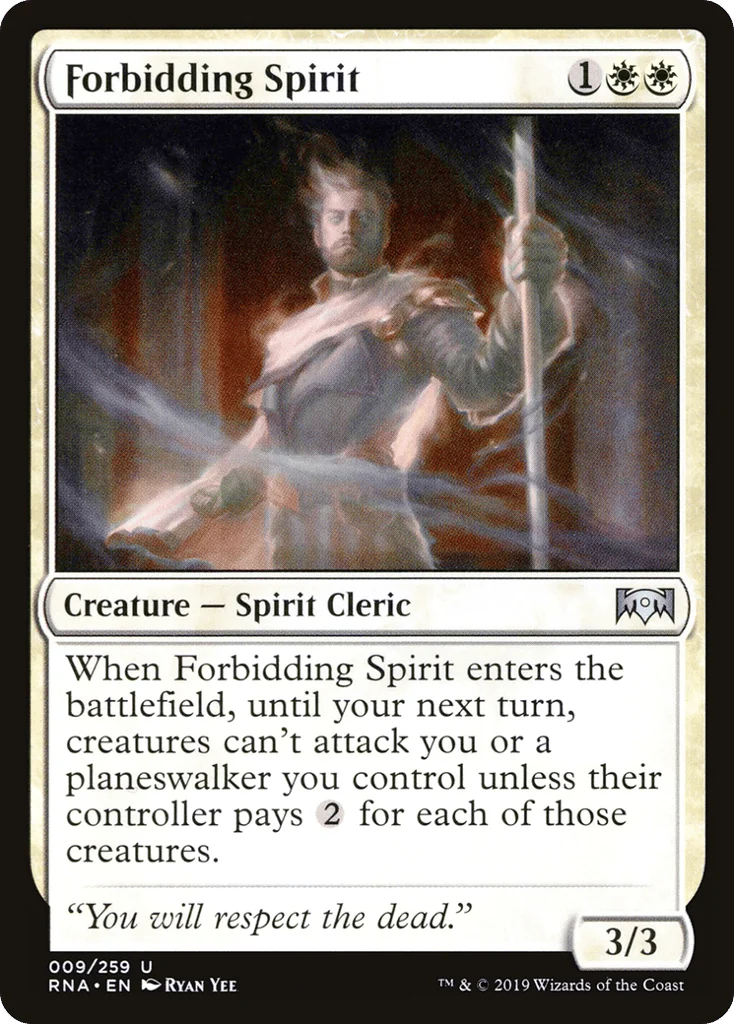 Forbidding Spirit · Ravnica Allegiance