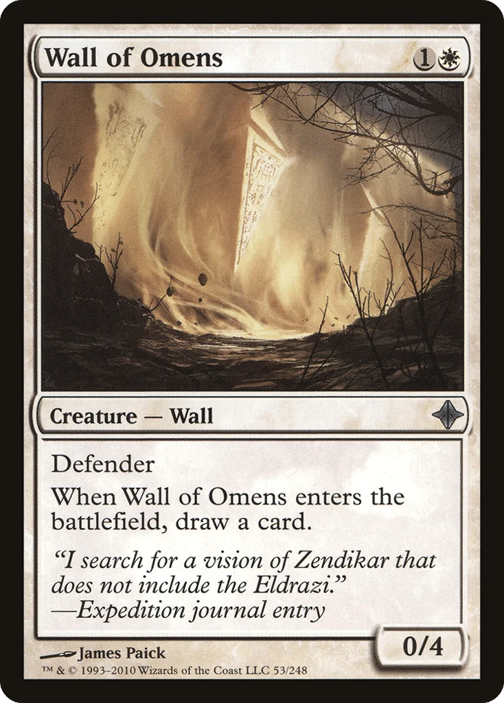 Wall of Omens · Rise of the Eldrazi