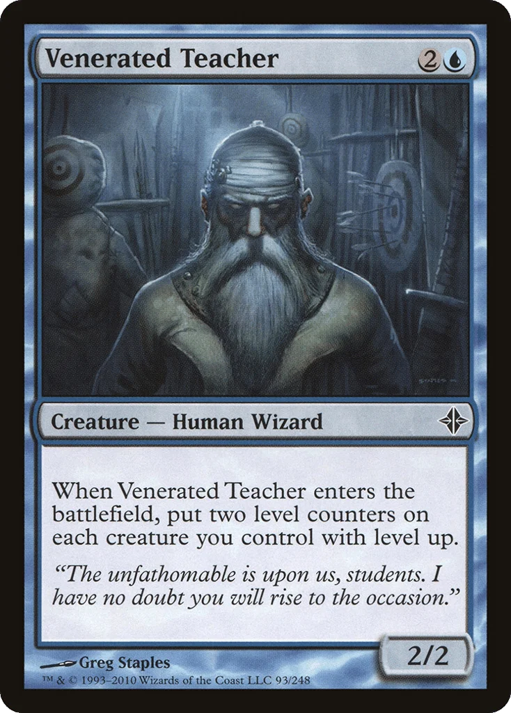 Venerated Teacher · Rise of the Eldrazi