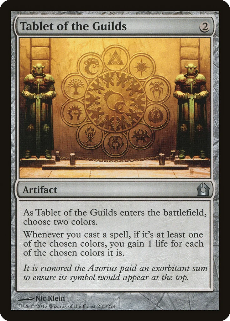 Tablet of the Guilds · Return to Ravnica