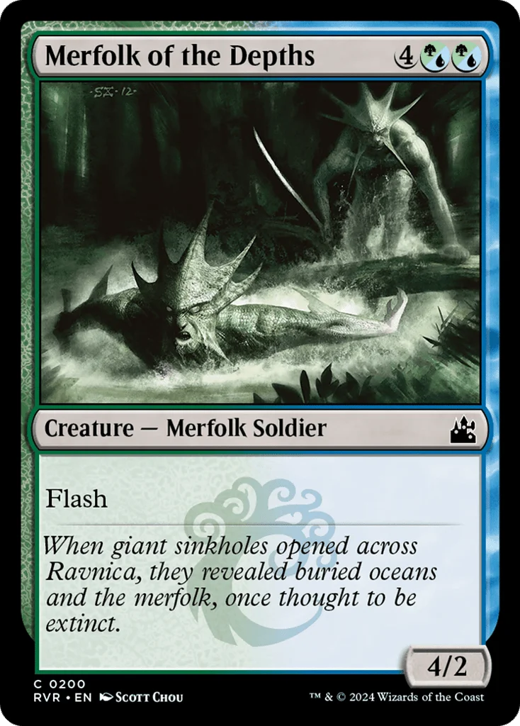 Merfolk of the Depths · Ravnica Remastered