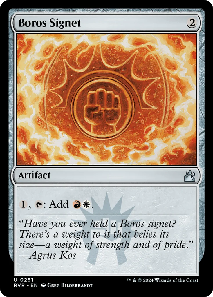 Boros Signet · Ravnica Remastered