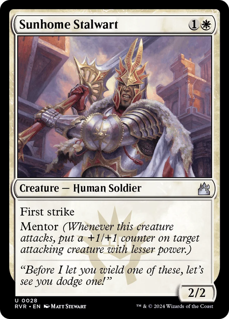 Sunhome Stalwart · Ravnica Remastered