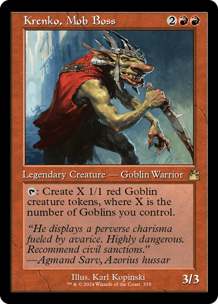 Krenko, Mob Boss · Ravnica Remastered