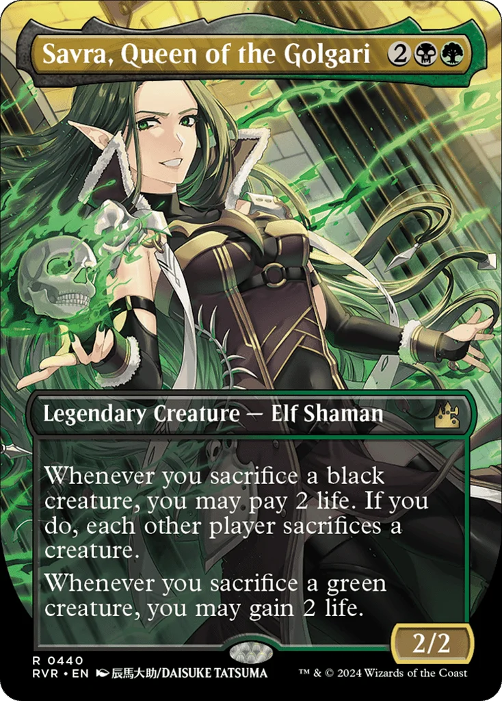 Savra, Queen of the Golgari · Ravnica Remastered