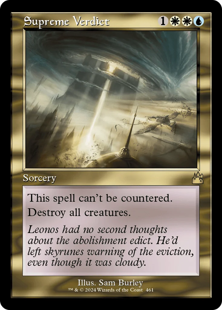 Supreme Verdict · Ravnica Remastered