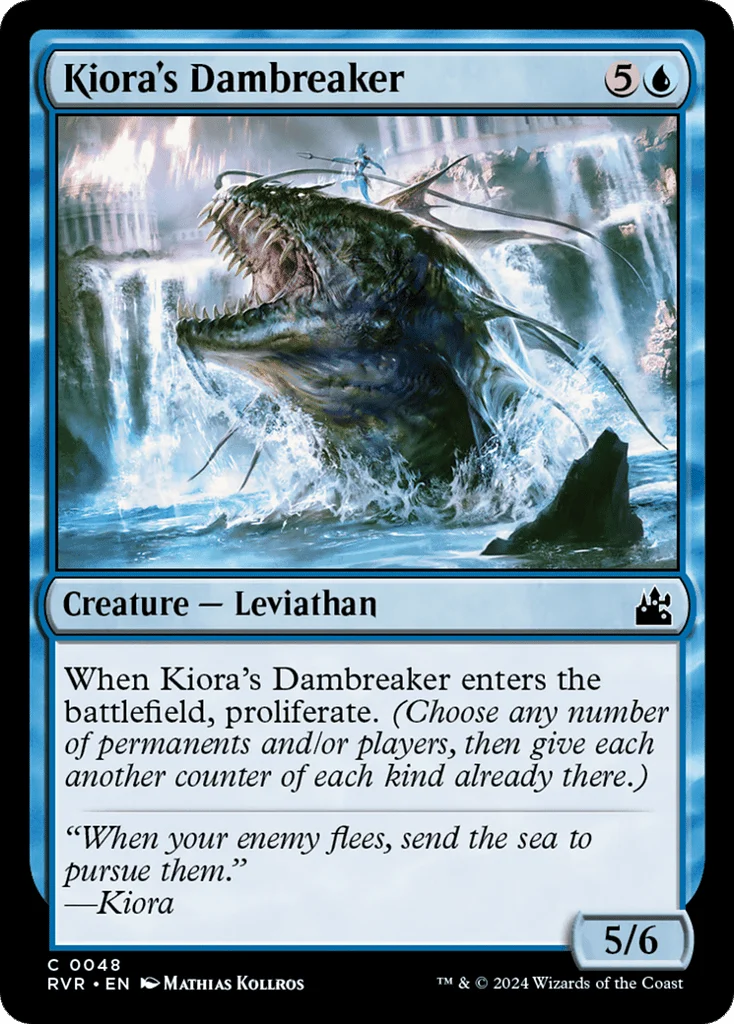 Kiora's Dambreaker · Ravnica Remastered