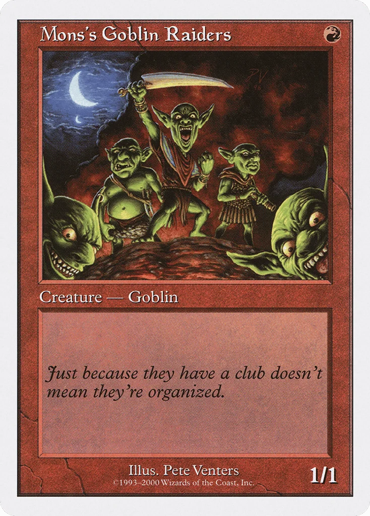 Mons's Goblin Raiders · Starter 2000