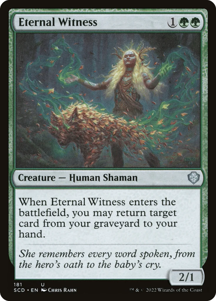 Eternal Witness · Starter Commander Decks
