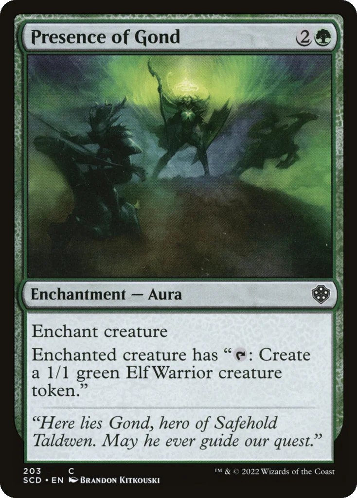 Presence of Gond · Starter Commander Decks