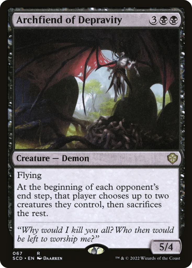 Archfiend of Depravity · Starter Commander Decks