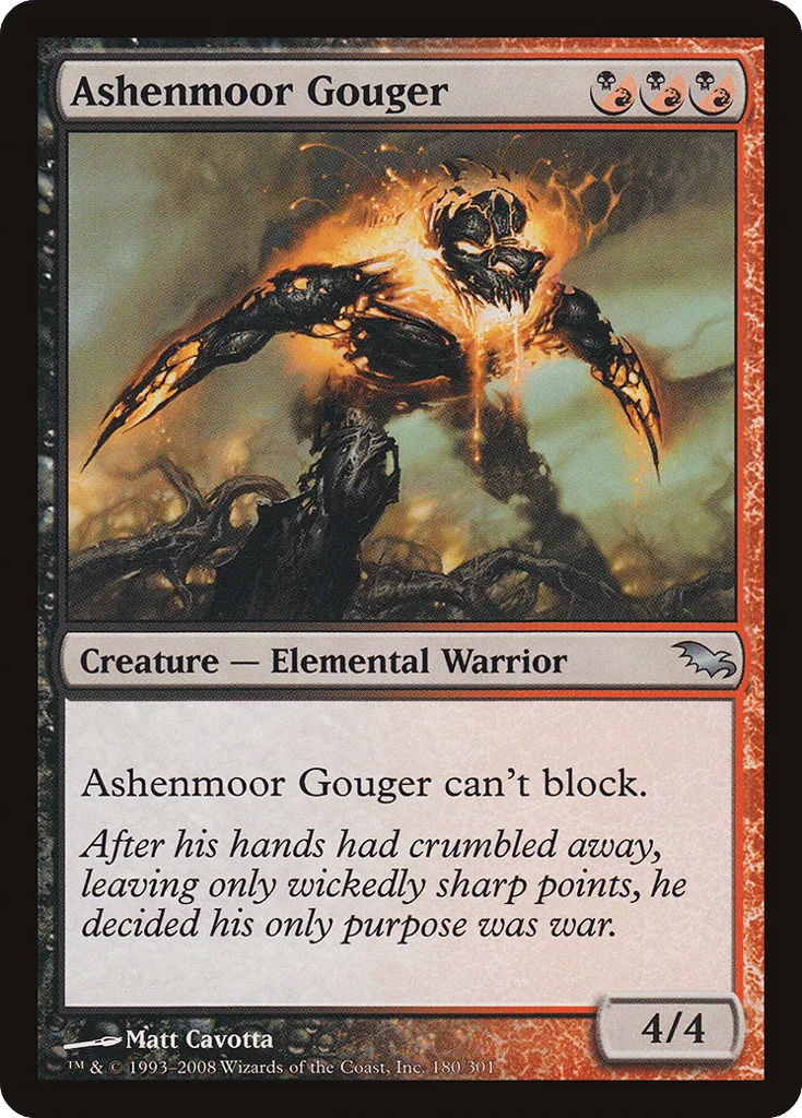 Ashenmoor Gouger · Shadowmoor