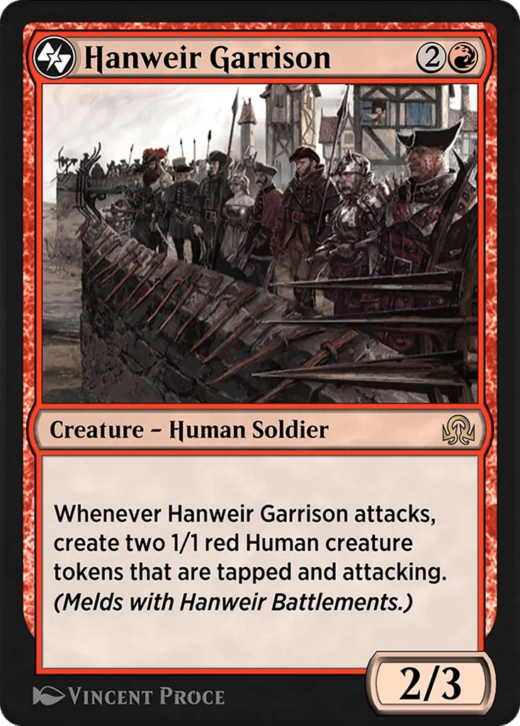 Hanweir Garrison // Hanweir, the Writhing Township · Shadows over Innistrad Remastered
