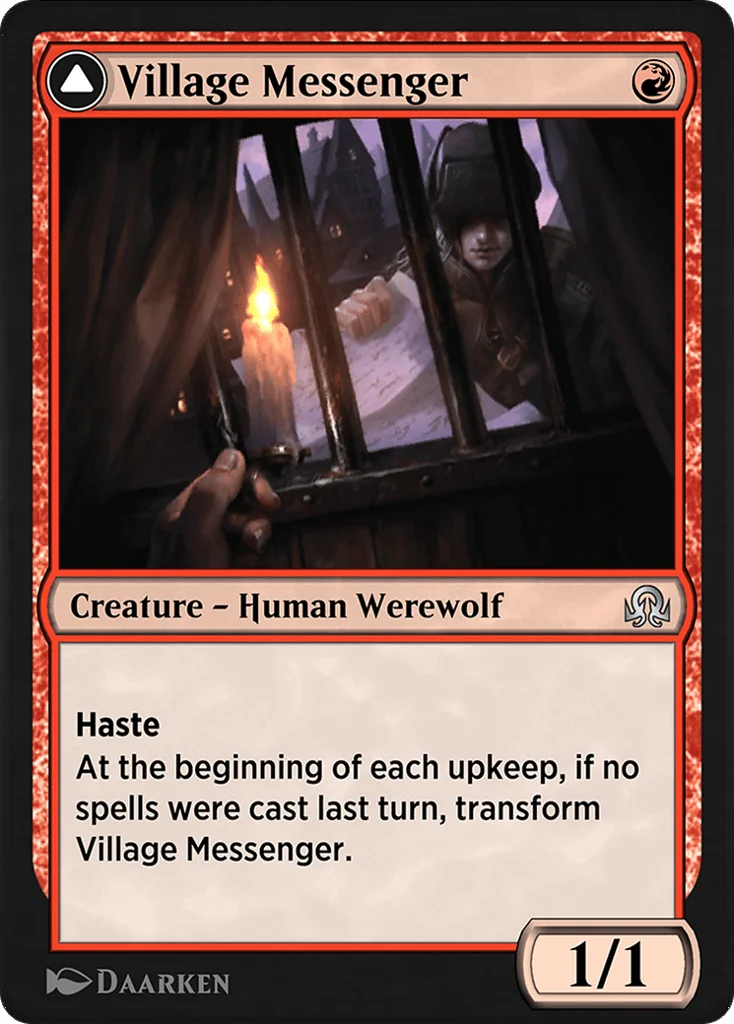 Village Messenger // Moonrise Intruder · Shadows over Innistrad Remastered