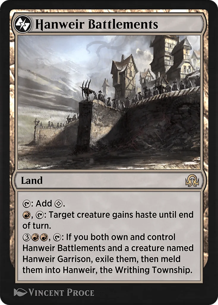 Hanweir Battlements // Hanweir, the Writhing Township · Shadows over Innistrad Remastered
