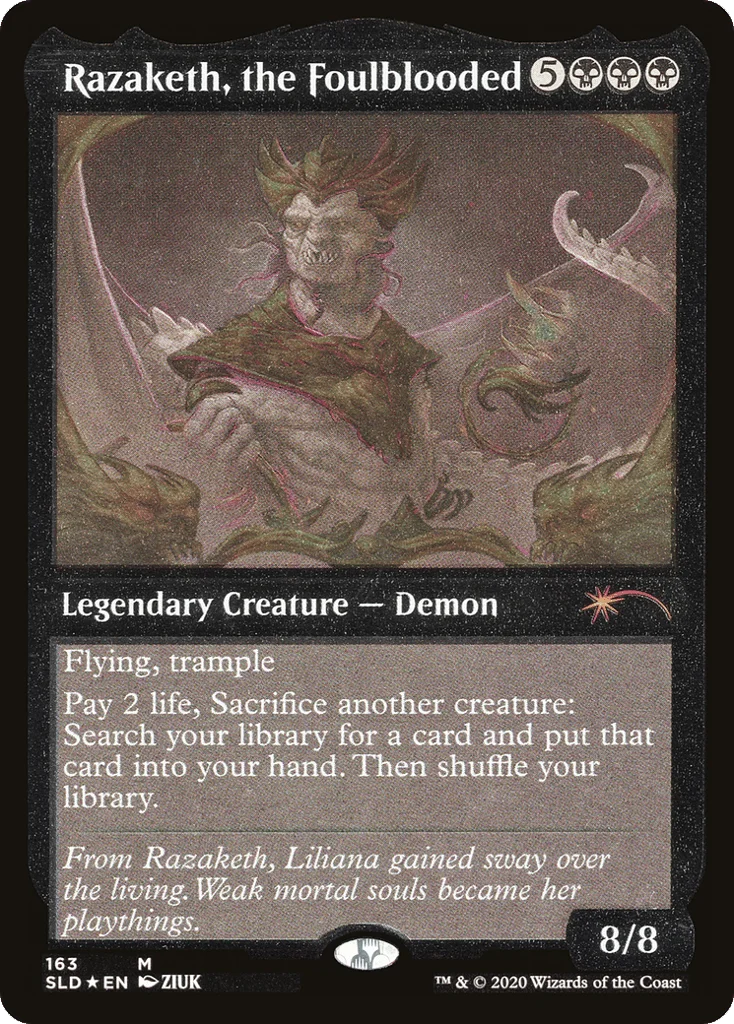 Razaketh, the Foulblooded · Secret Lair Drop
