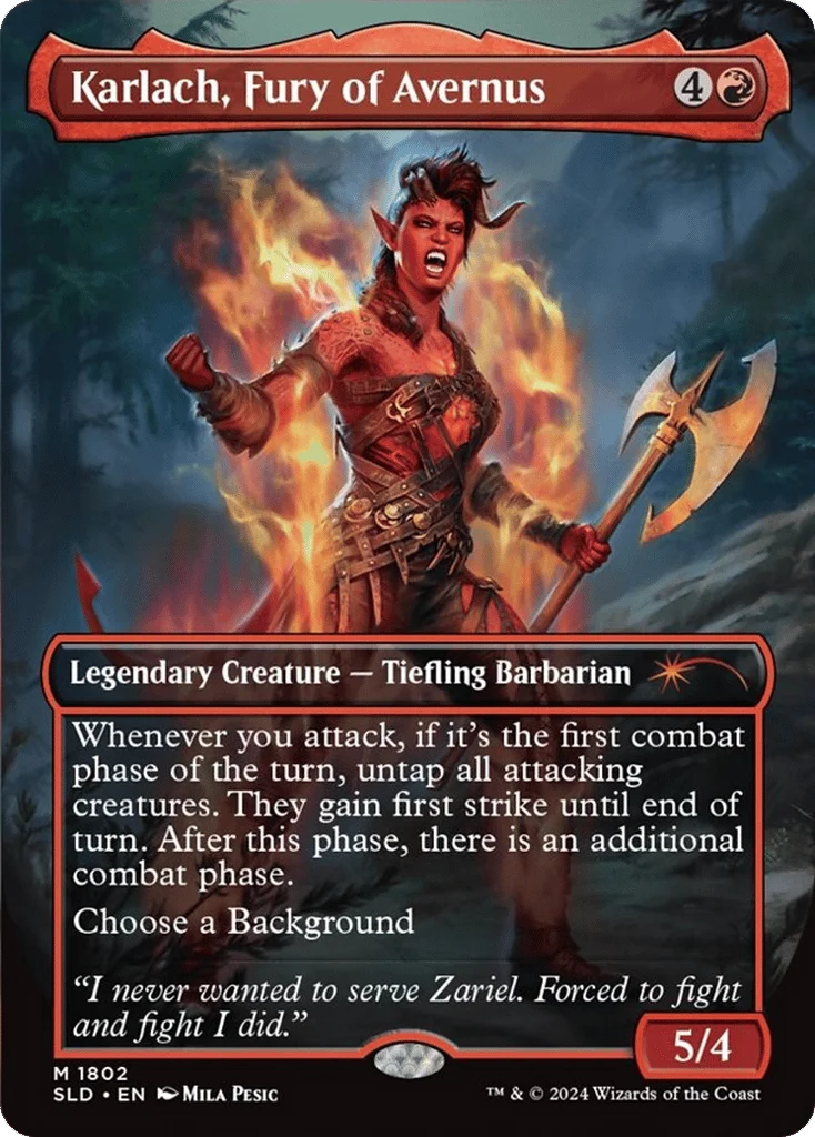 Karlach, Fury of Avernus · Secret Lair Drop