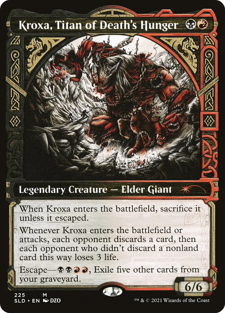 Kroxa, Titan of Death's Hunger · Secret Lair Drop