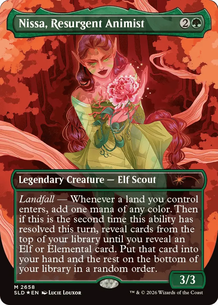 Nissa, Resurgent Animist · Secret Lair Drop