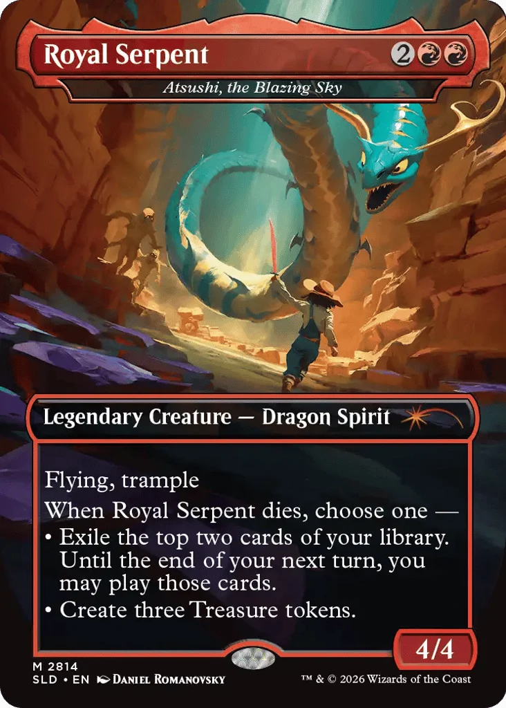 Atsushi, the Blazing Sky · Secret Lair Drop