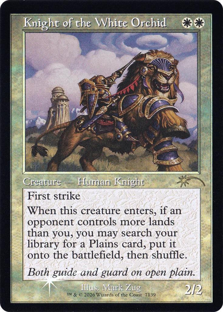 Knight of the White Orchid · Secret Lair Drop