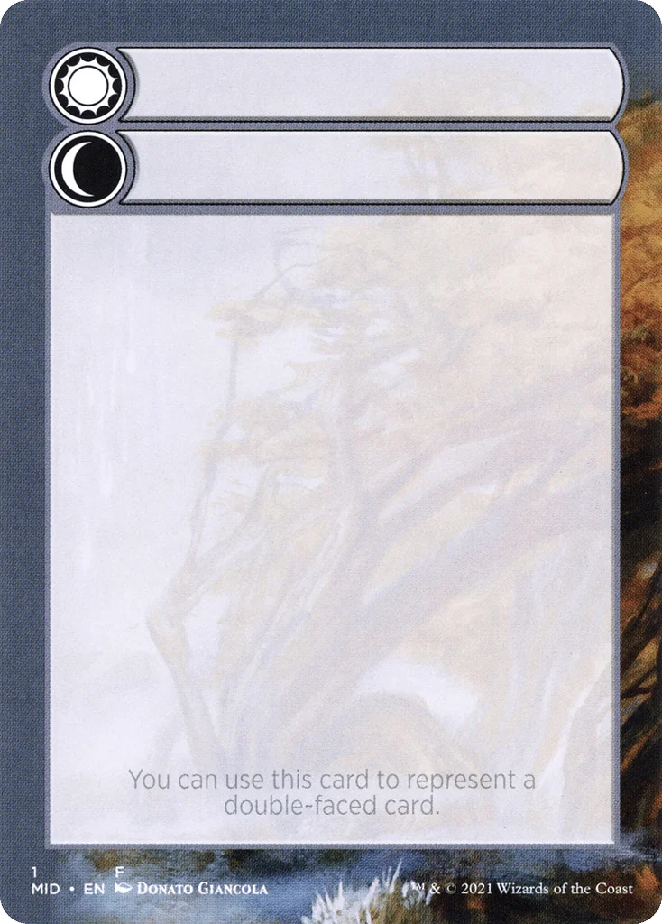 Double-Faced Substitute Card · Innistrad: Midnight Hunt Substitute Cards