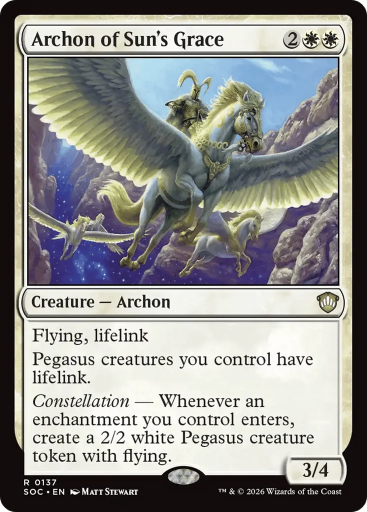 Archon of Sun's Grace · Secrets of Strixhaven Commander