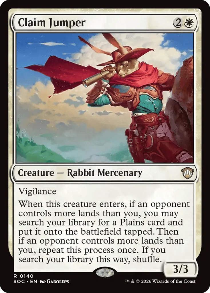 Claim Jumper · Secrets of Strixhaven Commander