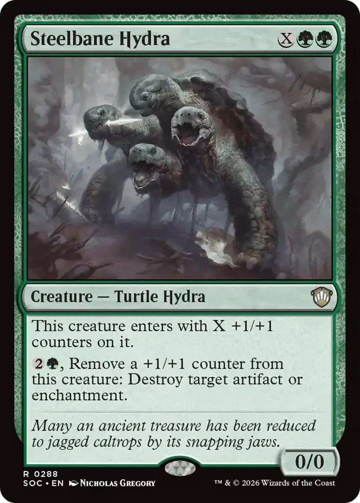 Steelbane Hydra · Secrets of Strixhaven Commander