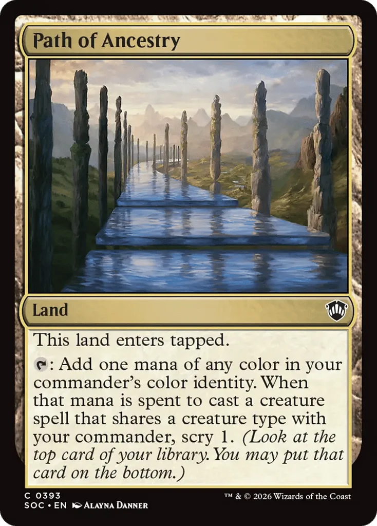 Path of Ancestry · Secrets of Strixhaven Commander