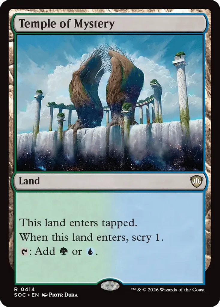 Temple of Mystery · Secrets of Strixhaven Commander