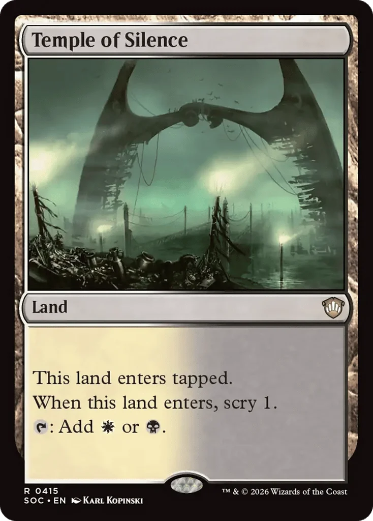 Temple of Silence · Secrets of Strixhaven Commander