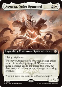 Augusta, Order Returned