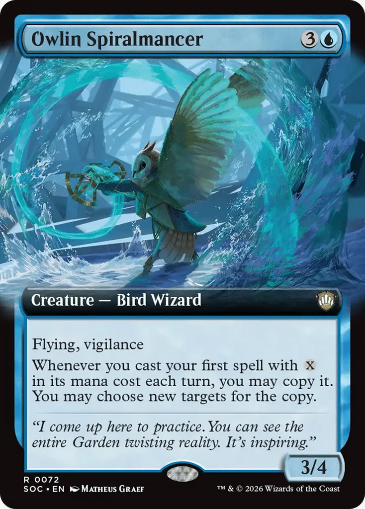 Owlin Spiralmancer · Secrets of Strixhaven Commander