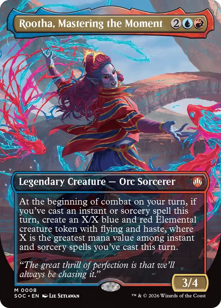 Rootha, Mastering the Moment · Secrets of Strixhaven Commander