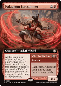 Naktamun Lorespinner // Wheel of Fortune