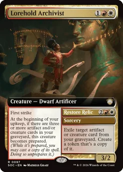 Lorehold Archivist // Restore Relic