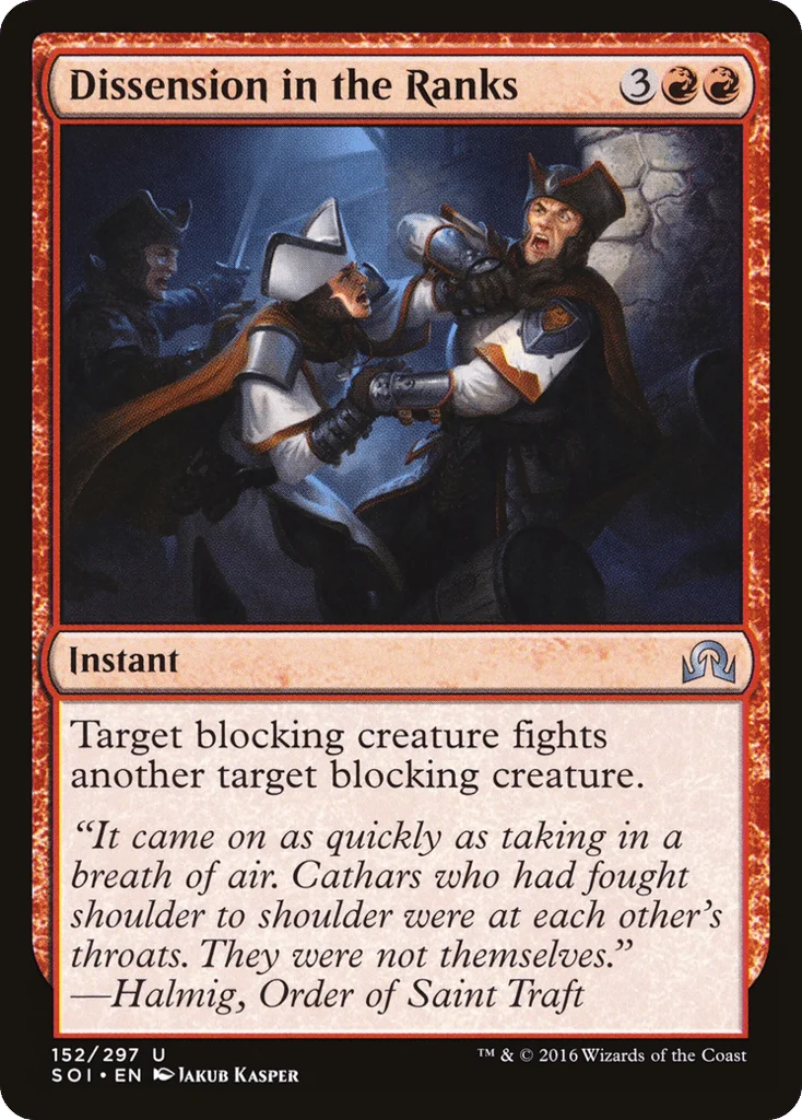 Dissension in the Ranks · Shadows over Innistrad
